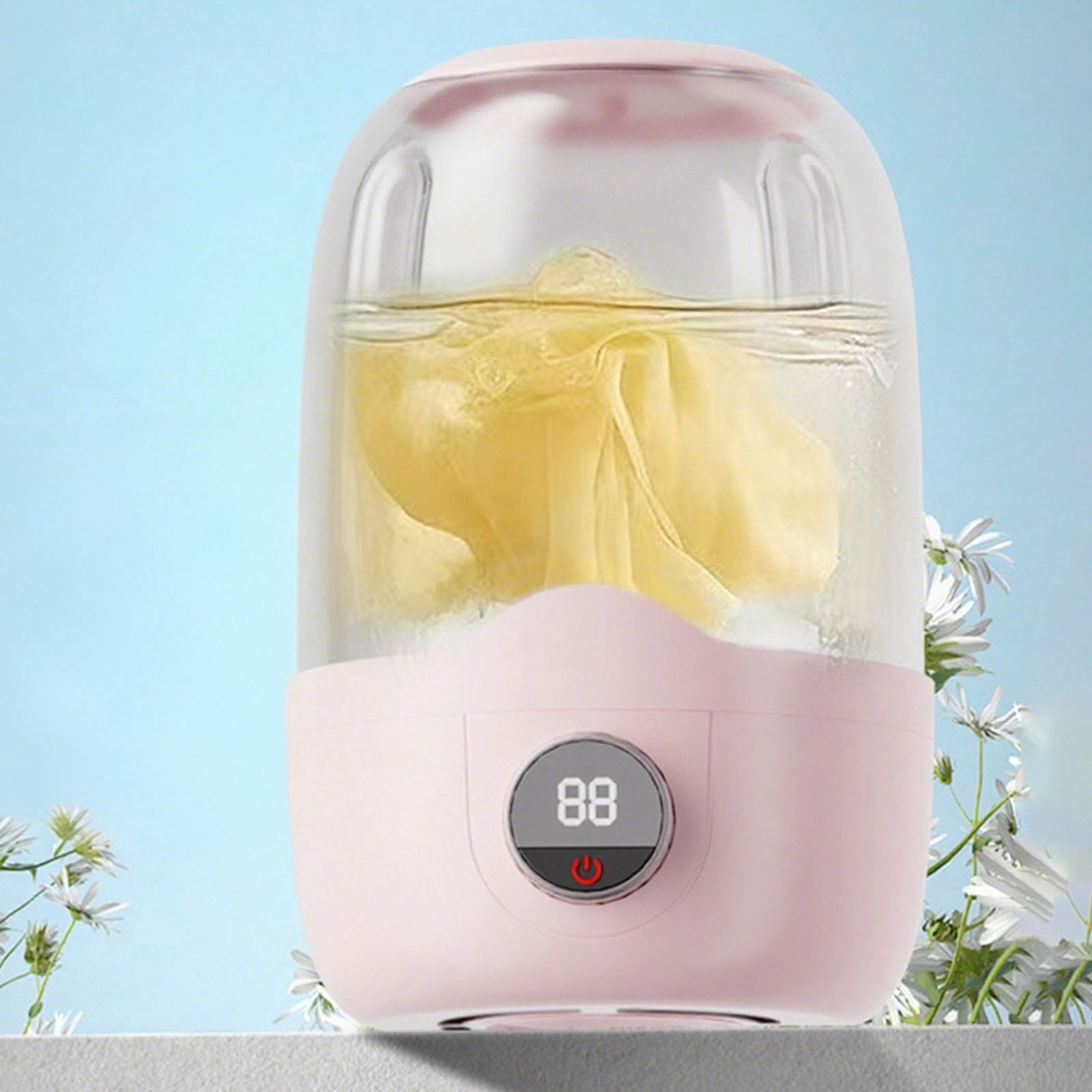 LLDYYDS Travel Washing Machine | Mini Underwear Washing Machine,2000mAh Battery Small Laundry Cup for Baby Clothes Socks Towels Bra Clothing