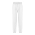 thumbnail image 5 of Inleife Womens Summer Pants Casual Elastic Waist Women New Fashion Bandage Solid With Pockets Sweatpant Full Length Pants, 5 of 5