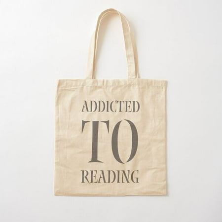 Addicted To Reading Funny Gifts Shirts 5 Cotton Tote Bag Canvas Tote Bag  Family Gift For Mother  Her