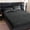 Dark Gray, variant on LANYC OMGYL 1 PC King Sheet Plush Velvet 78x80+11.82 in Dark Brown