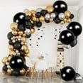 thumbnail image 6 of Giant Black Foil Balloons - 22 Inch, Pack of 6 | Round 4D Mylar Balloons, Foil Balloons |Large Mylar Balloon | Metallic Black Balloon, Graduation Decorations 2025, 6 of 18