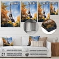 thumbnail image 4 of Designart "Eiffel Tower in Soft Pastel Shades I" City Paris Metal Wall Art Prints, 4 of 5