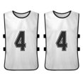 thumbnail image 3 of Tignapoo 12-Pack Adult Reversible Team Vests with Numbers 1-12, Breathable Sports Jerseys in Various Colors for Football and Basketball Practice, 3 of 6