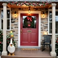 thumbnail image 2 of Luxcidy Christmas Gooses Clothes, 23 Inches Claus Dresses Goose Outfit Clothes, Plastic Goose Porch Yard Goose Costume for Lawn Outdoor Garden Patio Statue Xmas Santa Holiday Decor, 2 of 5