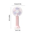 thumbnail image 3 of Ofertas Irresistibles, Ventilador pequeño portátil USB de mano, mini ventilador de carga para dormitorio de estudiantes, escritorio, silencioso, pequeño ventilador para temporada escolar Akmoler, 3 of 8