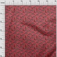 thumbnail image 3 of oneOone Velvet Pink Fabric Kalamkari Sewing Craft Projects Fabric Prints By Yard 58 Inch Wide, 3 of 5
