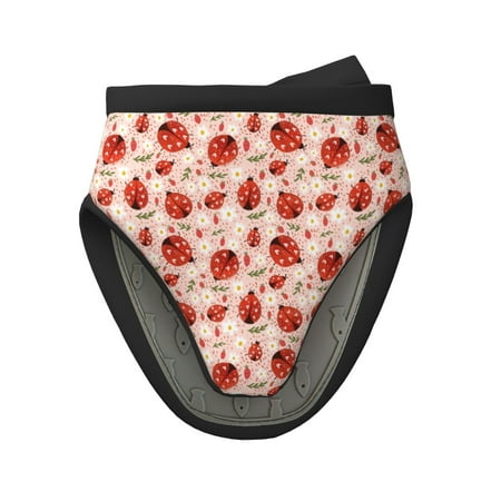 

Matuu Ladybugs With Heart Spots for Non-Slip Mini Oven Soft Silicone Mitt 5.9 x5.9