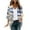 za-Multicolor, variant on Hvyesh 3/4 Sleeve Cardigan for Women Open Front Dressy Casual Fall Draped Lightweight Cardigans Cover Up Shrugs
