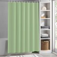 thumbnail image 6 of Shower Curtains for Bathroom-72"x72",Light Green Watercolor Waterproof Bath Curtain Grommet Shower Curtain Set with Hooks, 6 of 9