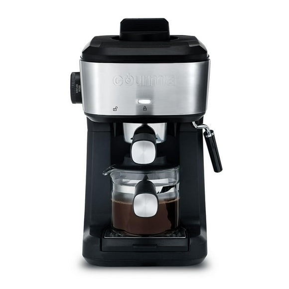 Gourmia 4-Shot Steam Espresso Maker with Frothing Wand- GCM4210