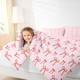 thumbnail image 3 of Erosebridal Dreamy Princess Style Twin Comforter Sets,Pink Cute Bow Tie Bedding Set For Bowknot Lovers, Reversible 2-Piece, 3 of 7