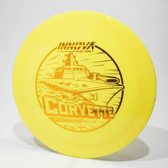 Innova Star Corvette Disc Golf Distance Driver, Pick Color/Weight [Stamp & Exact Color May Vary] Yellow 170-172 grams