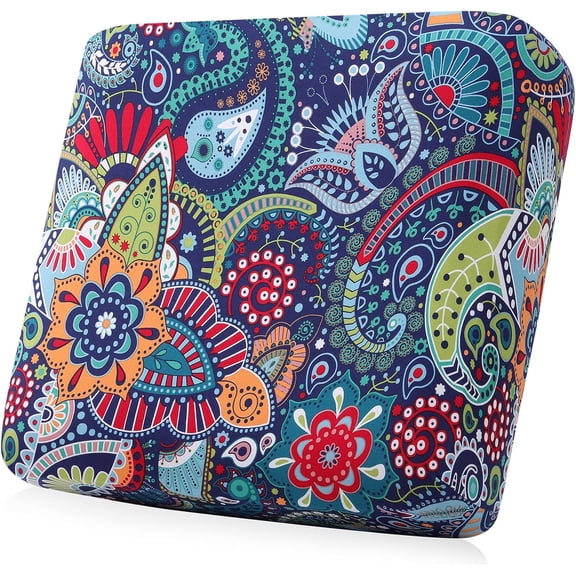 Smiry Printed Couch Cushion Covers, Stretch Soft Couch Covers for Sofa, Washable Non-Slip Sofa Slipcover Furniture Protector for Indoor and Outdoor (1 Pack, Blue Green)