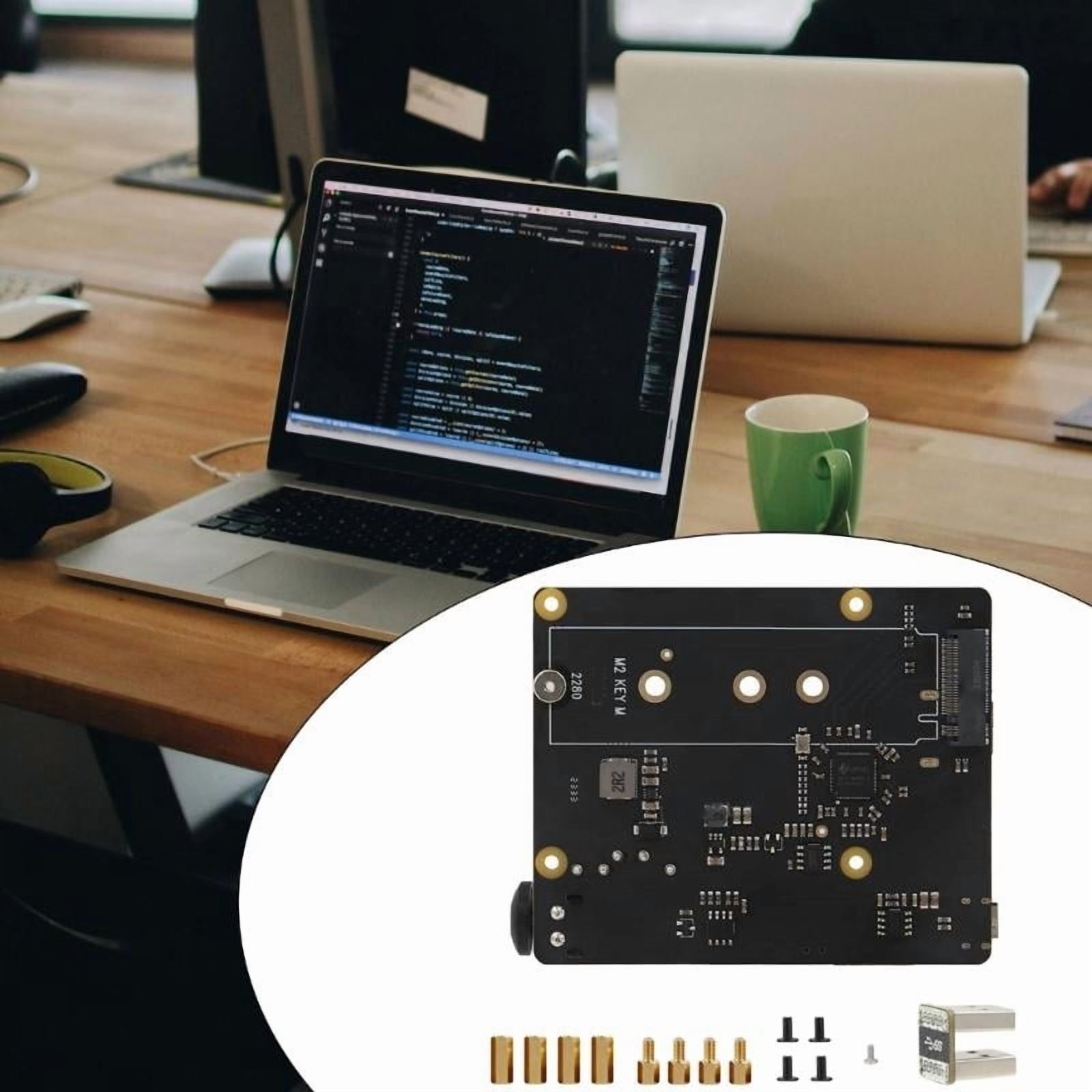 X873 USB3.0 To NVMe SSD Expansion Board With Power Button For RPi 4 NAS Solid Storage Expansion Support Boot From SSD