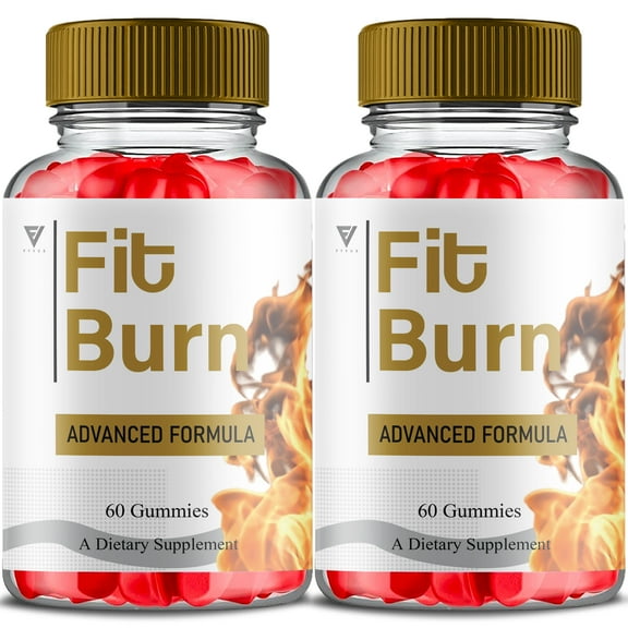 (2 Pack) Fit Burn Gummies, FitBurn Keto ACV Health and Wellness (120 Gummies)