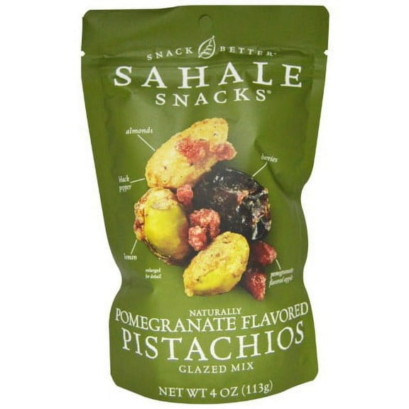Sahale Snacks, Naturally Pomegranate Flavored Pistachios Glazed Mix, 4 oz (pack of 3)