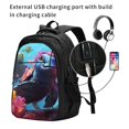 thumbnail image 2 of Daiia Lively Cute Turtle Pattern USB Charging Backpack for Men and Women, Anti-Theft Backpack,Travel Backpack,School Backpack,College Backpack,Laptop Backpack, 2 of 7