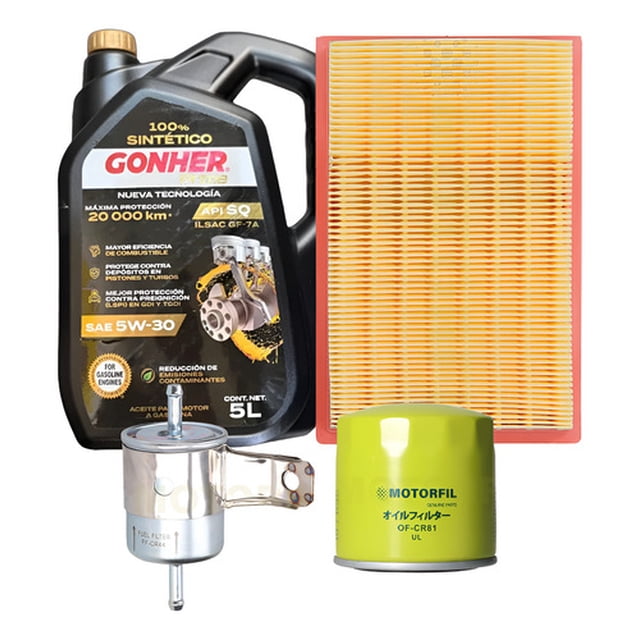 Kit Afinacion Voyager 1991 Al 2000 3.0 Gonher Sin Bujia 5w30