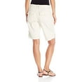 thumbnail image 4 of Gloria Vanderbilt Women's Sierra Twill Short with Self Belt,Dark Vanilla, Sz 24W, 4 of 4