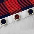 thumbnail image 4 of Manfei Abstract Checkered Blackout Curtains Set of 2 (52x84 Each) for Boys Girls,Geometric Stripes Plaid Window Curtains,Retro Vintage Style Curtains and Drapes,Microfiber Bedroom Decor, 4 of 6