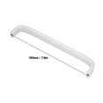 thumbnail image 1 of Cabinet Door Handles, Aluminium Alloy Silver Kitchen Cabinet Handles Closet Door Handles Silver Solid Cabinet Handle Simple Style Furniture Door Accessory, 1 of 7