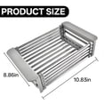 thumbnail image 2 of ACDANC 2026 New Small Dish Drying Rack,1Layer Dish Drying Rack for Kitchen Counter,Dish Drainer,Gray, 2 of 6