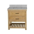 thumbnail image 7 of Birmingham 36" Bathroom Vanity with Driftwood Cabinet and Carrara Marble Top, 7 of 7
