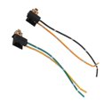 thumbnail image 1 of 2Pcs Headlight Lamp Bulb Socket Wiring Harness Connector Plug Adapter Line for H1 Bulb Edition B, 1 of 5