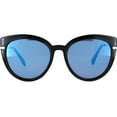 thumbnail image 2 of Gap-Sgp407 Cateye Sunglasses Black Blue Mirror, 2 of 2