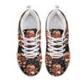 thumbnail image 2 of Chririnla Pumpkin Rose Pattern Breathable Walking Shoe for Men, Lightweight Mesh Running Sneakers for Training Gym, 2 of 11