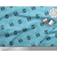 thumbnail image 2 of Soimoi Polyester Crepe Fabric Black Sketch Butterfly Printed Craft Fabric by The Yard 42 Inch Wide, 2 of 3