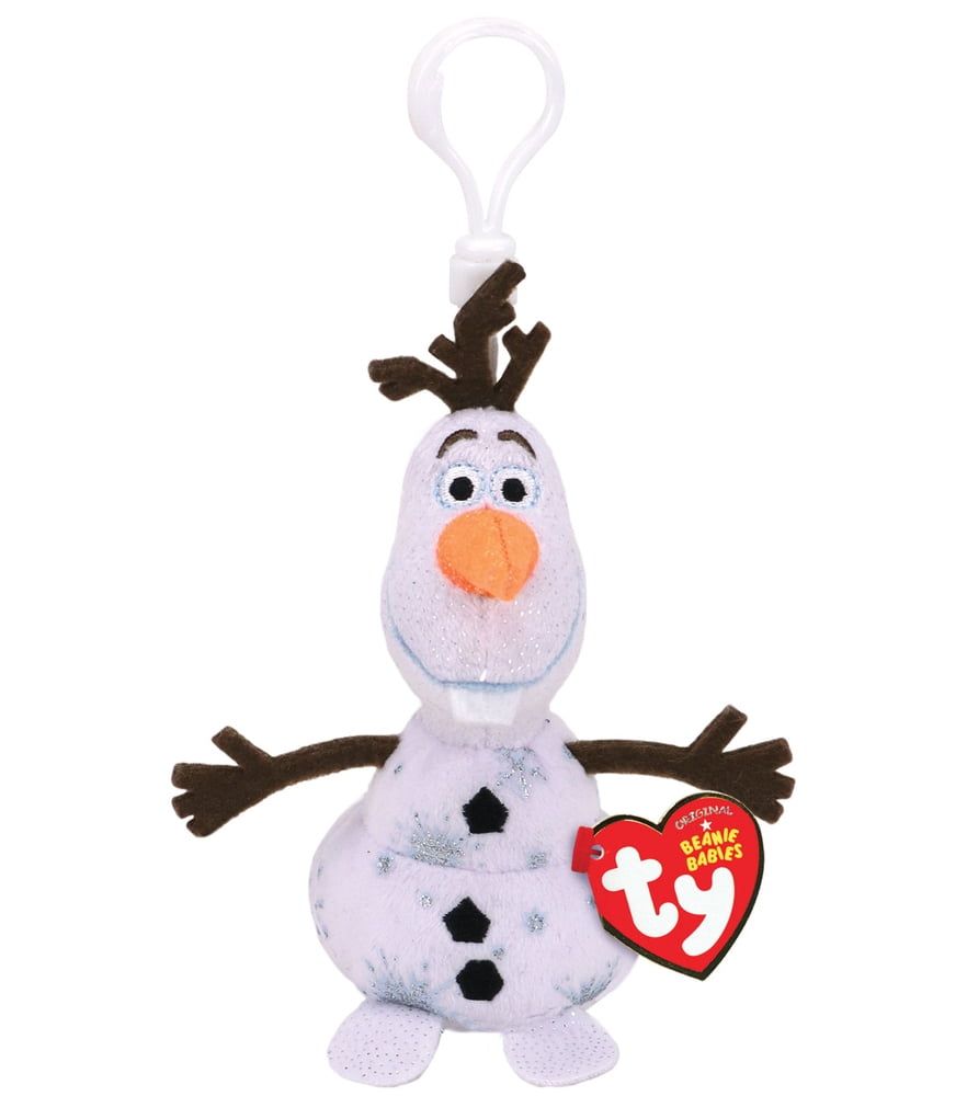 1x Official Olaf Snowman Stuffed Plush Doll Ty Beanie Babies Disney Movie Frozen for sale online
