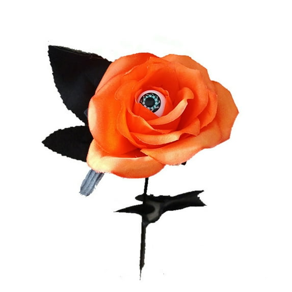 LIWEN Fake Flowers High Simulation Ornamental Realistic Artificial Horror Flower Rose with Eyeball for Hotel