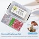 thumbnail image 1 of Kit de desafío de 100 sobres, práctico juego de libros planificador de presupuesto, caja de regalo para ahorrar JShteea El nuevo, 1 of 7