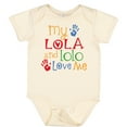 thumbnail image 3 of Inktastic My Lola and Lolo Love Me Grandchild Boys or Girls Baby Bodysuit, 3 of 5