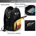 thumbnail image 4 of Easygdp Rose Psychedelic Mochila para Laptop de Viaje con Puerto USB, Mochila para Laptop con Puerto de Carga USB para Mujeres y Hombres, 4 of 7