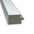 thumbnail image 5 of Eva White Silver Narrow Beveled Wood Bathroom Wall Mirror, 5 of 5