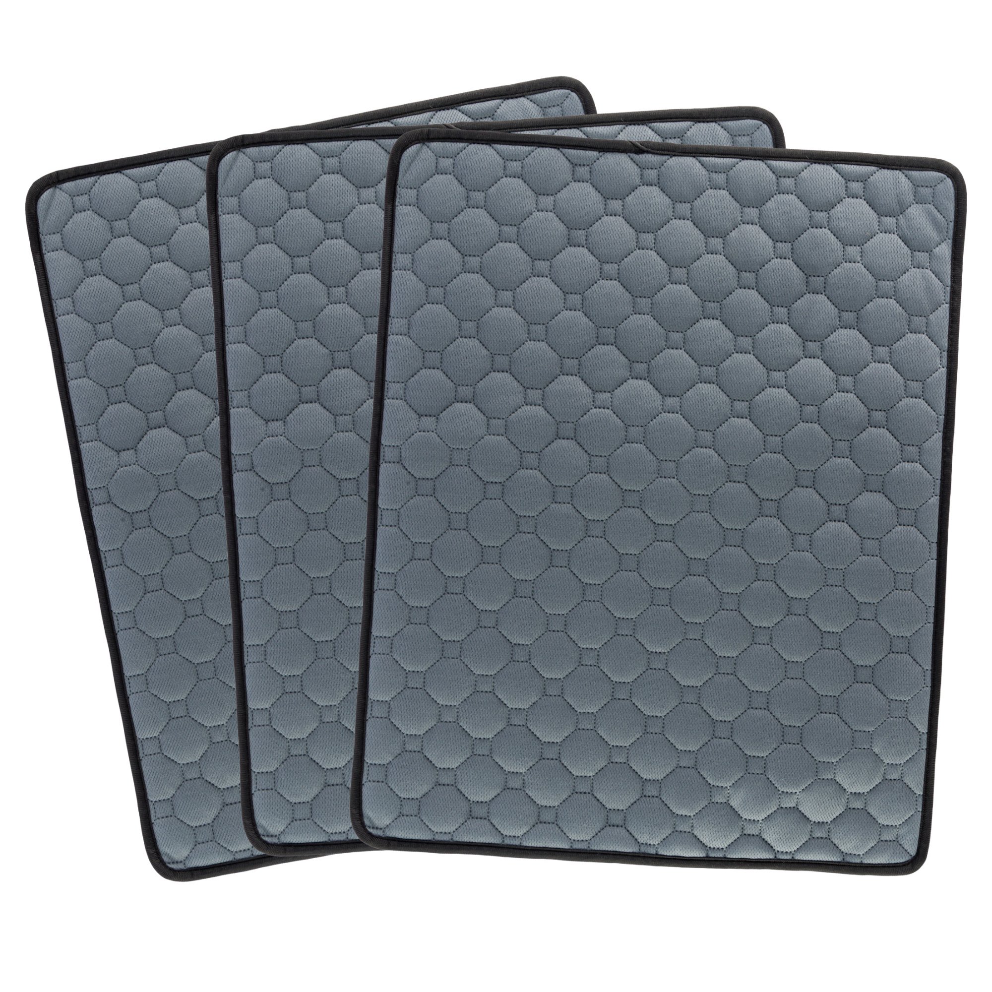 PETMAKER 23”x18.3” Washable Pee Pads for Dogs 3-Pack, For PETMAKER Dog Grass Tray Systems