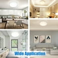 thumbnail image 2 of  MingBright Flush Mount LED Ceiling Light Fixture, 12 inch 20W 1750 Lumens Ceiling Lamp, 3000K/4000K/5000K 3 Color Temperatures, cETL Certified for Kitchen, Hallway, Bedroom, Laundry, 2 of 8