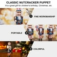 thumbnail image 3 of Miangastore 1pc Classic Wooden Walnut Soldier Nutcracker Puppet Soldier Toys Desktop, 3 of 8