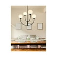 thumbnail image 2 of Living District Nyomi 30 Inch Chandelier In Black, 2 of 8