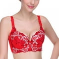 thumbnail image 1 of Fashion Embroidery Floral Bras Sexy Padded Push Up Bralette, 1 of 5
