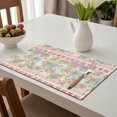 thumbnail image 6 of Placemat, Pioneer Flower Floral Print Pattern Place Mats Table Mat Set Of 2, PVC Washable Placemats for Party Kitchen Dining Decoration, 18x12 Inch, Fade Resistant, 6 of 6