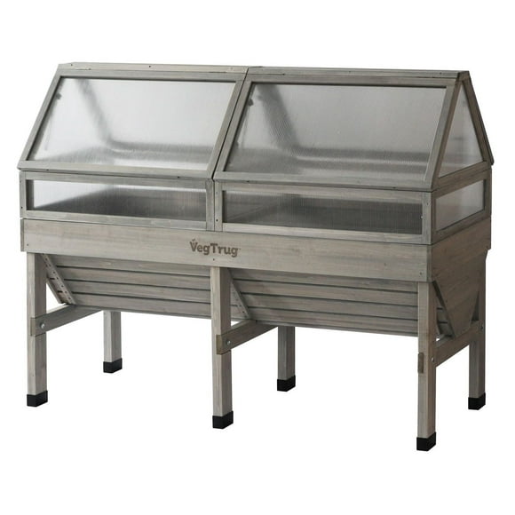 VegTrug Medium Cold Frame - Grey Wash