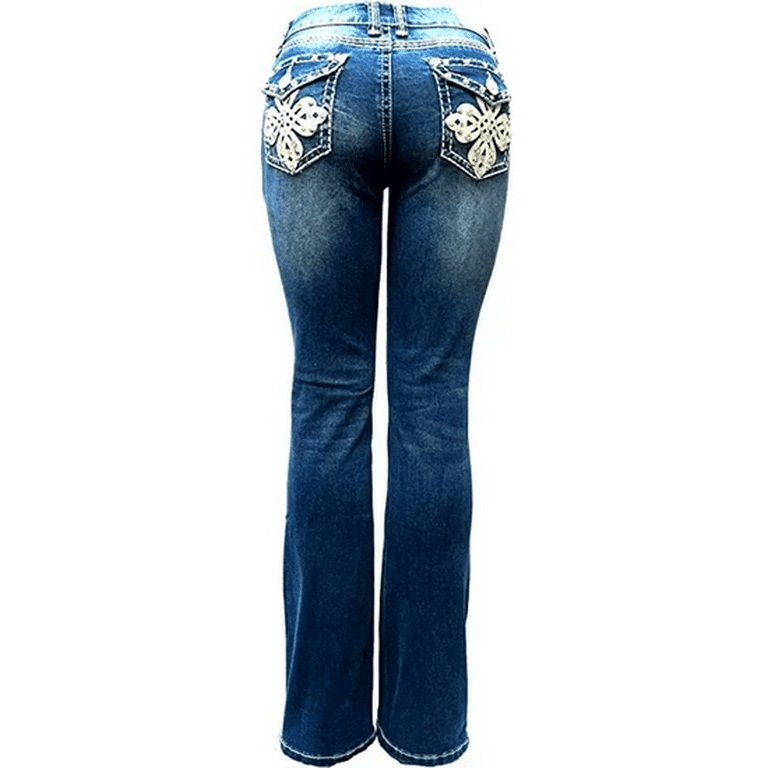 【COLOR iN ID】Real Wide Bootcut Denim Barbara Bootcut Jeans - Cooper Blue | NYDJ