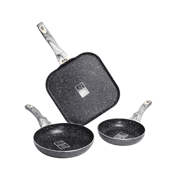 Set de Sartenes de Cerámica Canada - ALFA 3 pz comal 26 cm