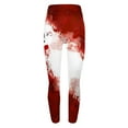 thumbnail image 3 of qkdmdw Women's Halloween Ghost Printed Leggings Funny Graphic Plus Size Ankle Tights High Waist Elastic Pants S-2Xl, 3 of 5