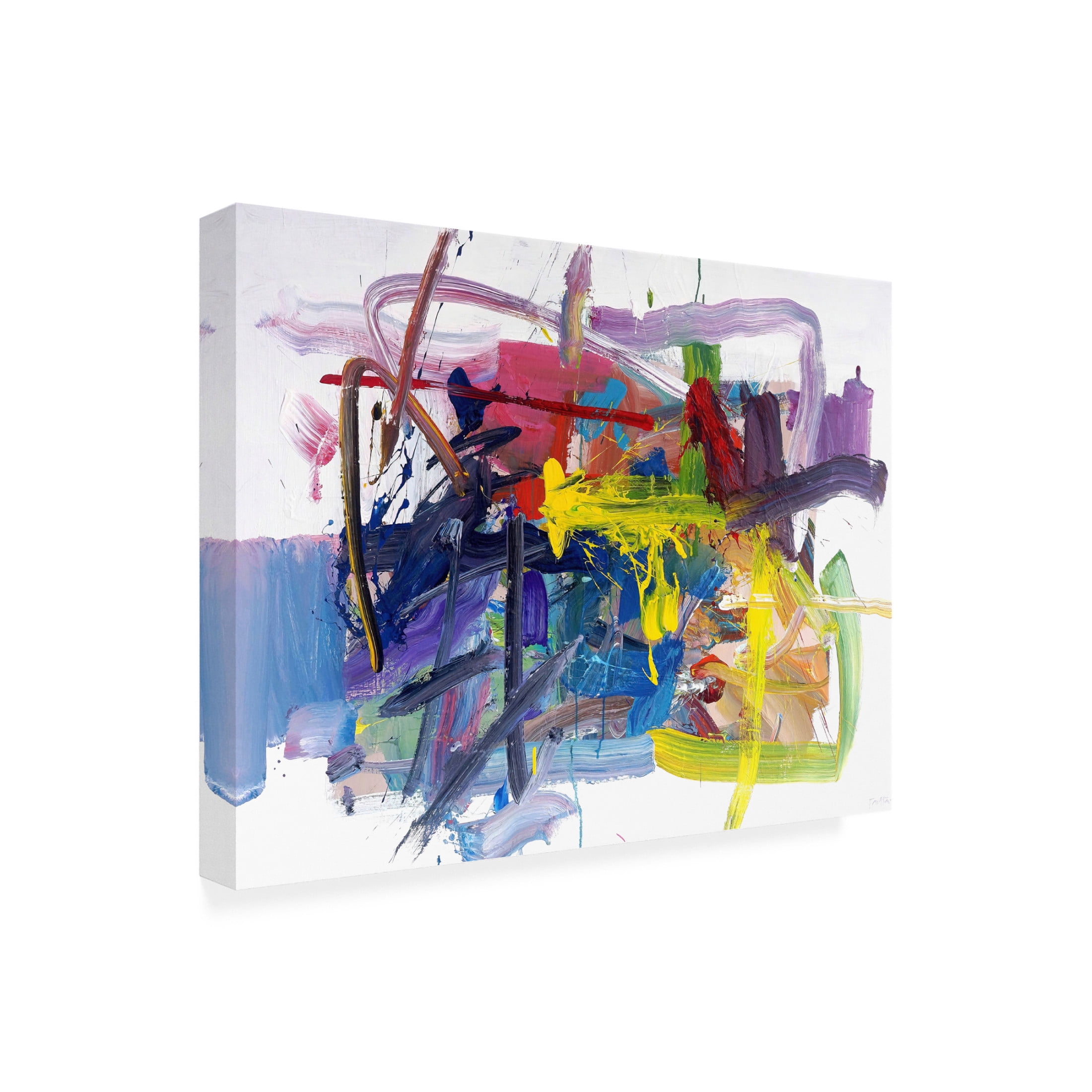 Canvas Wall Art - Fong Fai 'Righteousness Endures' Wall Art for Living Room, Bedroom, or Office Décor by Trademark Fine Art - 32 x 24 Inches