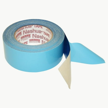 Nashua CleanDrape Double-Sided Abatement / Sheeting Tape: 2 in. x 60 ft. (Natural and Blue)