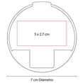 thumbnail image 2 of Pastillero circular con 4 compartimentos blanco 7, 2 of 2